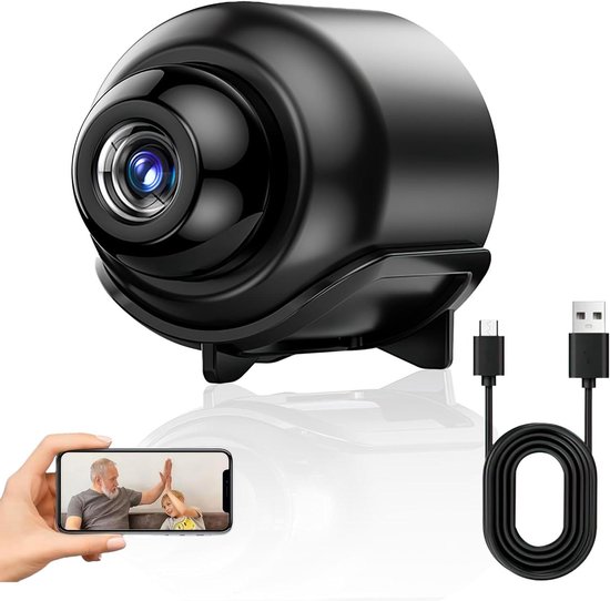 Mini Camera 1080P HD WiFi Wireless Security Camera Indoor Outdoor Security Camera with Night Vision and Motion Detection Discreet Monitoring with iOS/Android App van MINI
