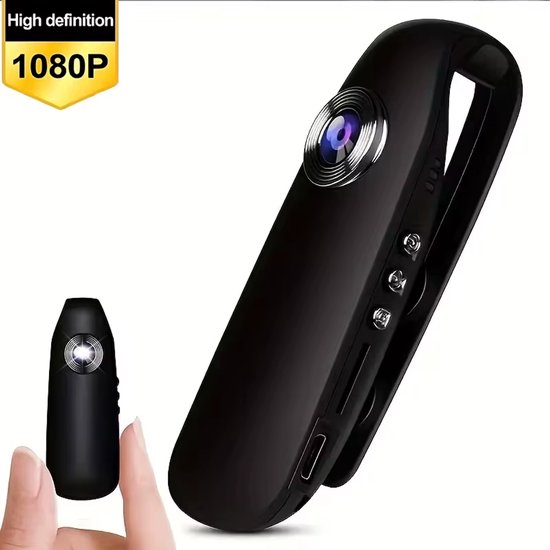 Mini Camera Video en Audio Opname - Draagbare Fiets Video Recorder, Motion Activeren, Pocket Body Cam, Loop Opname, Mini Camcorder, Beveiligingscamera, HD Camera, Camera voor Buiten van MINI