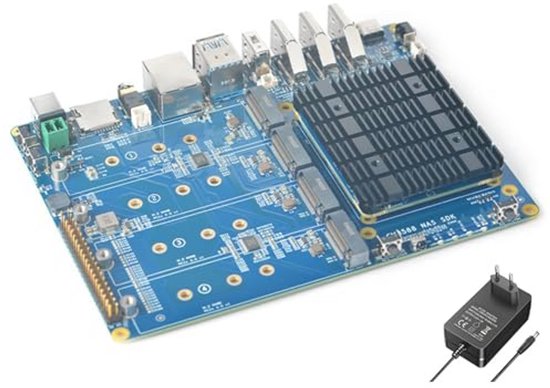 Mini NAS-platform voor thuisserver met 8K Video-ondersteuning en OpenMediaVault, tot 16 GB RAM, Ideaal voor lokale cloudopslag van TerraMaster