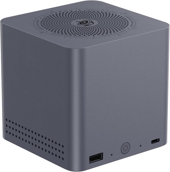 Mini PC - Mini Computer NAS - Bestanden Opslaan - Uitbreidbaar tot 24TB - 99 x 99 x 99 mm