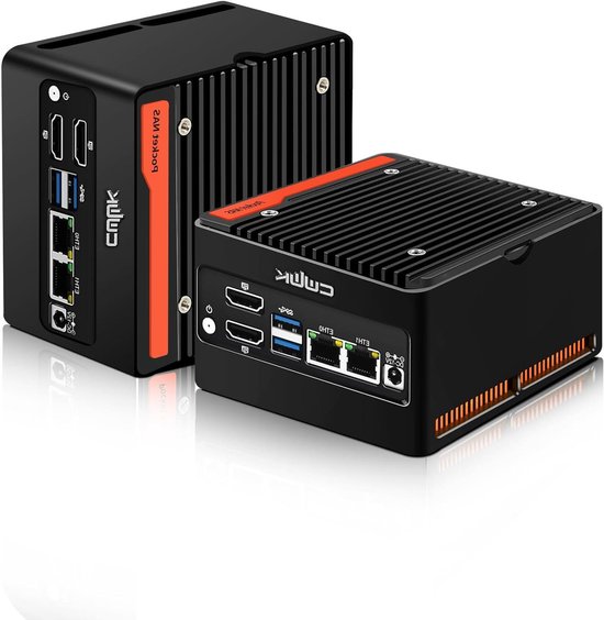 Mini PC Pocket NAS - Compacte Server Computer - Data Opslag Thuis - Vier M.2 NVMe Slots
