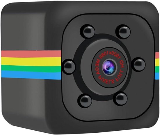 Mini Spy Camera - Verborgen Camera - Thuis Auto Kantoor - Verbeterd Nachtzicht - Full HD - Zwart