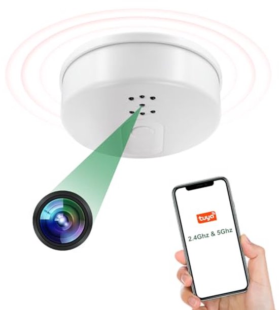 Mini Wifi Camera met Bewegingsdetectie en Nachtzicht van Smani