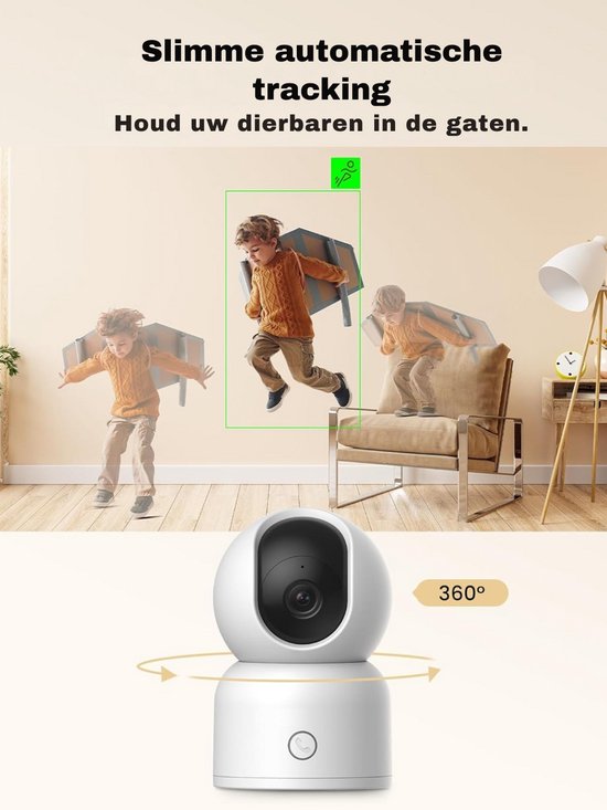 MMM® Camerabewaking Draadloos - Beveiligingscamera Draadloos Buiten - Verborgen Camera - Wit- 18 cm x 10cm x 10 cm van Merkloos