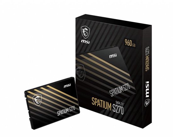 MSI SPATIUM S270 SATA 2.5 240GB internal solid state drive 2.5' SATA III 3D NAND van MSI
