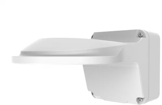 Muurbeugel wit met montage box voor dome camera's van Merkloos