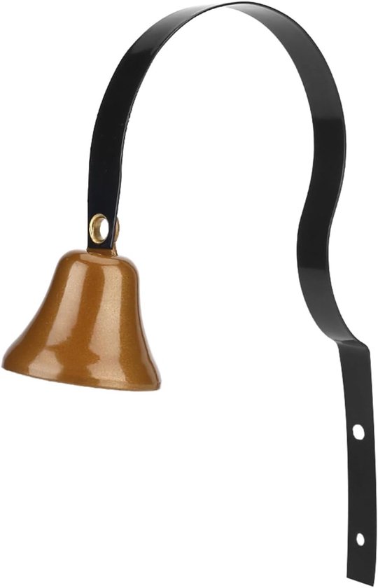 Muurbevestigde metalen bel voor honden training, vintage deurbel en unieke home decoratie