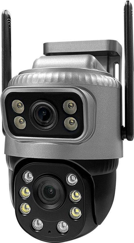 Narvie SC-20 Pro 4MP Beveiligingscamera - Draadloos - Buiten & Binnen - Nachtzicht - App bediening - WiFi 2.4GHz - Inclusief 32GB SD-kaart van NARVIE