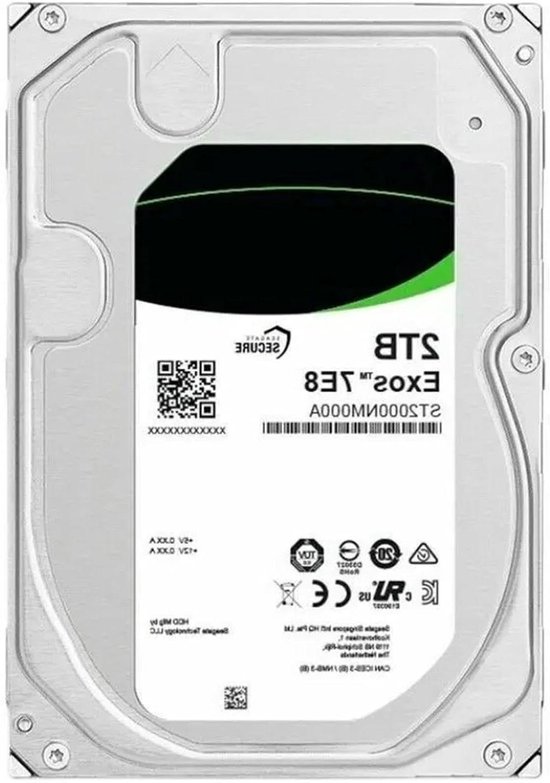 NAS Harde Schijf - Interne Opslag - Data Opslaan - 7200 RPM - 35 inch - Zilver