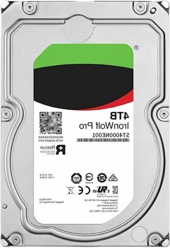 NAS Harde Schijf - Interne Opslag - Data Opslag - Hoge Capaciteit - 35 inch - Zilver