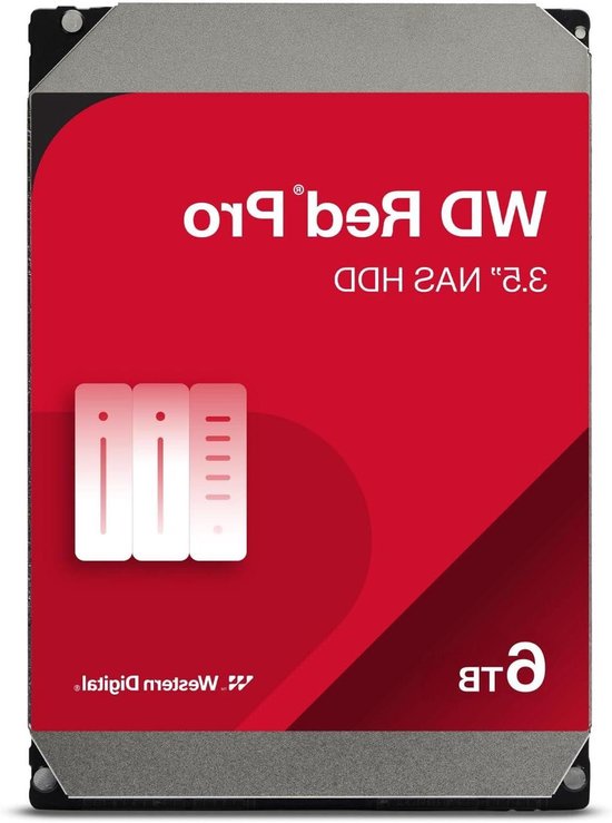 NAS Harde Schijf - Interne Schijf Opslag - Data Opslag - NASware 3.0 Firmware - 6 TB - Red Pro