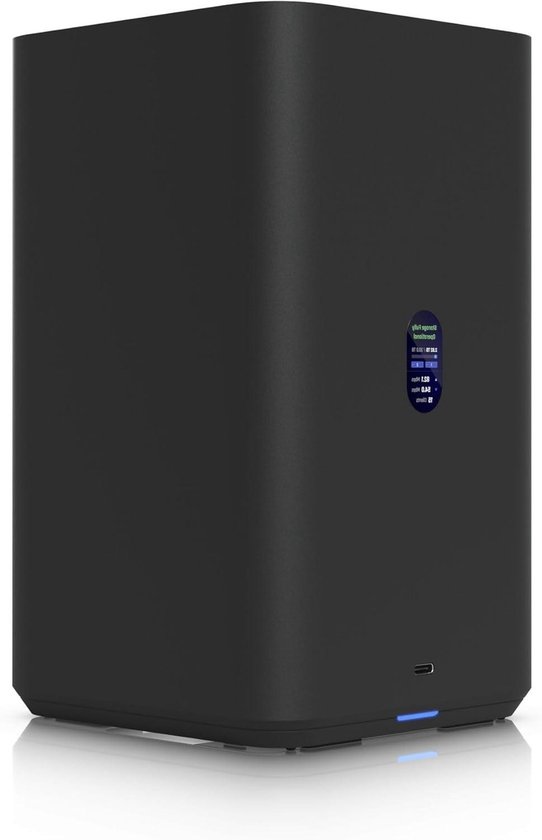 NAS Opslagstation - Netwerkopslag Server - Bestanden Centraliseren - Dubbele Baai - 13.5 x 22.4 x 12.9 cm - Zwart
