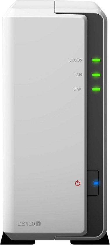NAS Server 1-Bay met 2TB Opslag voor Thuiskantoor van Merkloos