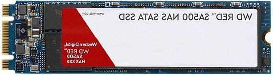 NAS SSD M.2 - Interne SSD Opslagdrive - NAS Caching - Geoptimaliseerd voor 24/7 - 1000 GB - Rood