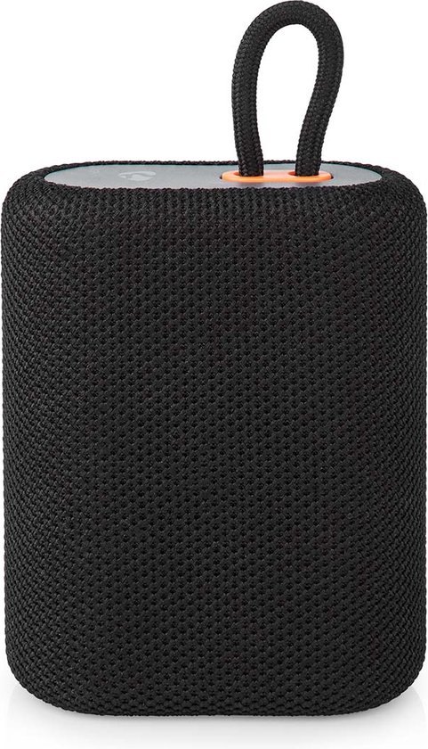 Nedis Bluetooth-Speaker - Maximale batterijduur: 7 uur - Handheld Ontwerp - 7 W - Mono - Ingebouwde microfoon - Koppelbaar - Zwart van Nedis