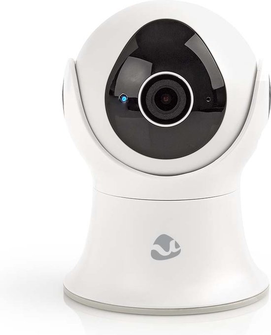 Nedis SmartLife Camera voor Buiten - Wi-Fi - Full HD 1080p - Pan tilt - IP65 - Cloud Opslag (optioneel) / Intern 16 GB - 12 V DC - Met bewegingssensor - Nachtzicht - Wit van Nedis