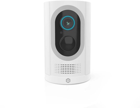 Nedis SmartLife Camera voor Buiten - Wi-Fi - Spotlight - 3MP Full HD 1296p - IP65 - Max. batterijduur: 6 Maanden - Cloud Opslag (optioneel) / microSD (niet inbegrepen) - 5 V DC - Met bewegingssensor van Nedis