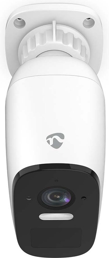 Nedis SmartLife Camera voor Buiten - Wi-Fi - Spotlight - 4MP Quad HD 1440p / 2560x1440 - Pan tilt - IP66 - Max. batterijduur: 10 Maanden - Cloud Opslag (optioneel) / microSD (niet inbegrepen) - 5 V DC van Nedis