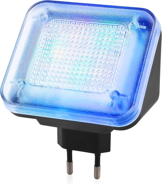 Nep TV Simulator - Inbraakpreventie Apparaat - Huis Beveiligen - 24 LEDs 3 Programma's - 12x9x7 cm - Blauw Groen