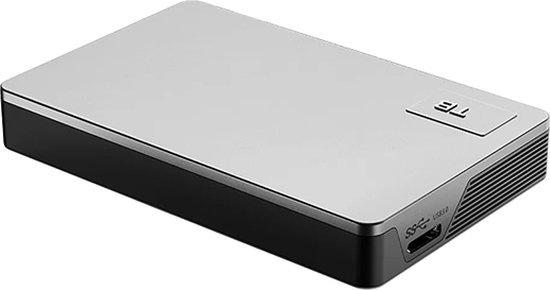 Netac K338 2TB External Hard Disk Silver van Merkloos