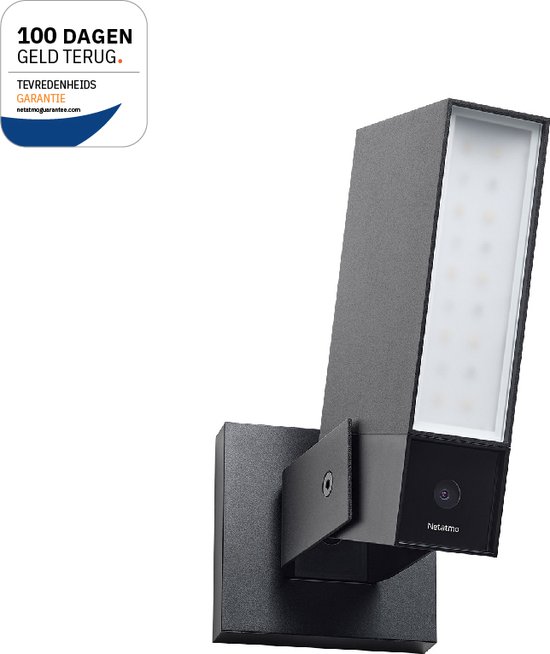 Netatmo Presence Slimme Buitencamera, WIFI, Ingebouwde Verlichting, Bewegingsdetectie, Nachtzicht, Zonder Abonnement van Netatmo