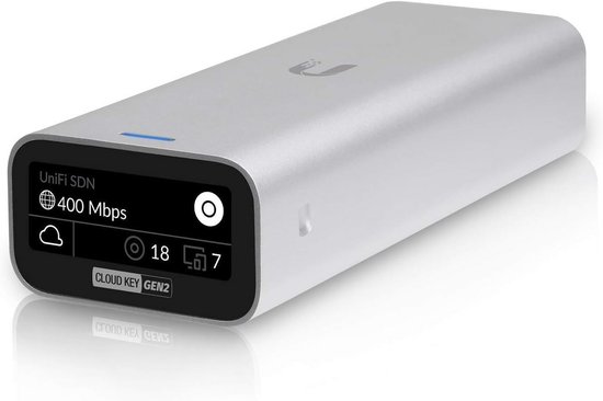 Netwerk Controller - Cloud Key - Netwerk Beheer - Verhoogde Prestaties - 1 TB Opslag - Zwart