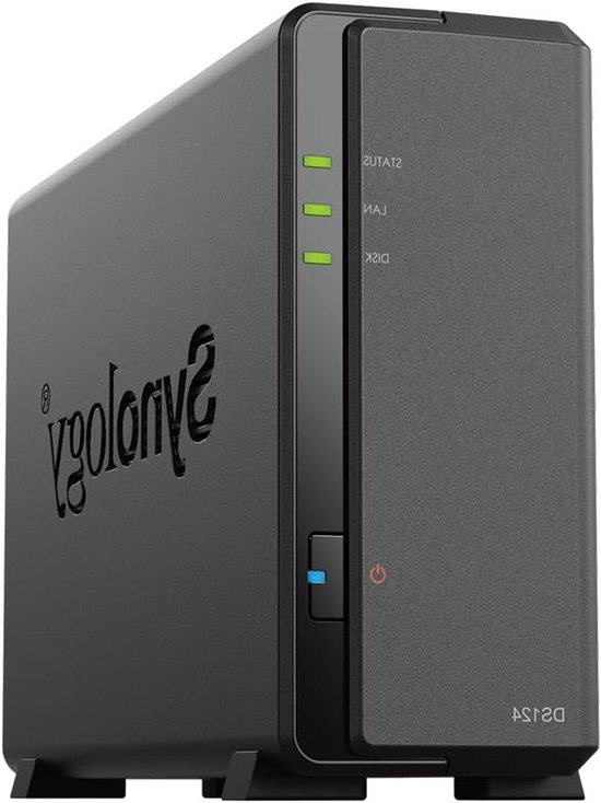 Netwerk Opslagapparaat - NAS Server - Bestanden Delen - Compact Ontwerp - 7.11 x 16.61 x 22.4 cm - Zwart