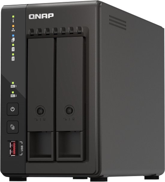 Network Storage Qnap TS-253E-8G Black van Qnap