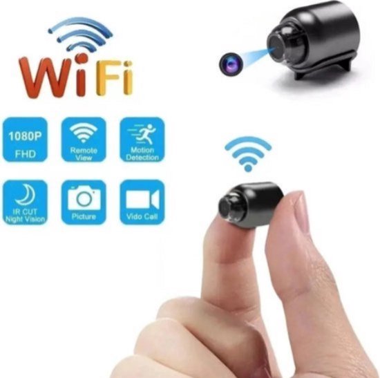 Nieuwe Mini HD 1080P Draadloze Wifi Beveiligingscamera met Cyclus Opname - Voor Buiten, Kamperen, Thuisgebruik Beschermhoes, Beveiligingscamera Draadloos van Merkloos