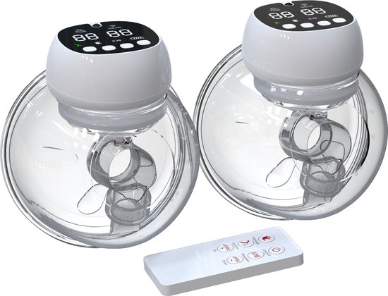 Oemmie Borstkolf - Elektrische - Handsfree - Wit van OEM