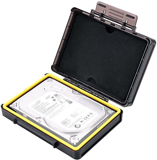 OmGoods - Dailygoody - Harde Schijf Beschermhoes - Schokbestendig - Robuust 3,5 inch - Stapelbaar en Staand - Antistatisch - Geschikt voor Samsung WD Seagate To...