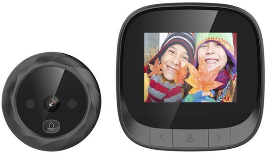 Oneay Uitgerust met een 2,4-inch lcd-scherm en een 90-graden groothoeklens, verbetert het digitale elektronische kijkgaatje de mogelijkheden voor deurbewaking. van oneay