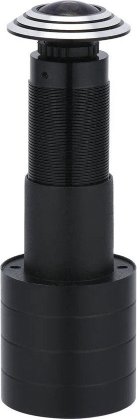 Oogcamera - deur kijkgat - wifi - kijkgaatje - 1.6mm - 2weg audio - 1080p - zwart - van Merkloos