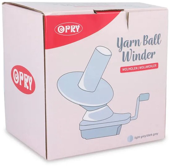 Opry Wolmolen Grijs - Voor het opwikkelen van garen - Van kunststof en metaal van Merkloos