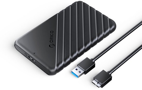 ORICO 25PW1-U3 USB naar USB 2,5 inch externe harde schijfbehuizing (zwart)