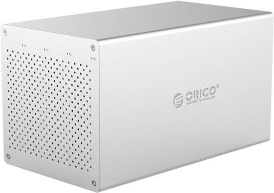 ORICO Honeycomb Series WS400RU3 SATA 3,5 inch USB 3.0 4 Bays Aluminiumlegering HDD / SSD-behuizing met Raid, de maximale ondersteuningscapaciteit: 40TB