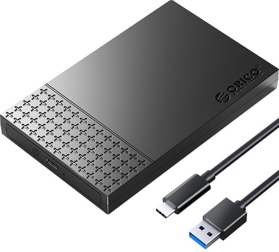 ORICO ORICO-2526U3-V1 2,5 inch USB 3.0 USB-A naar Type-C harde schijf behuizing externe opslagkoffer (zwart)