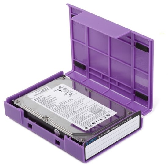 ORICO PHP-35 3,5 inch SATA HDD-behuizing Harde schijf Schijf Beschermhoes (paars)