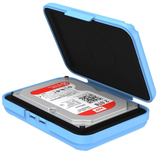 ORICO PHX-35 3,5 inch SATA HDD-behuizing Harde schijf Schijf Beschermdeksel (blauw)