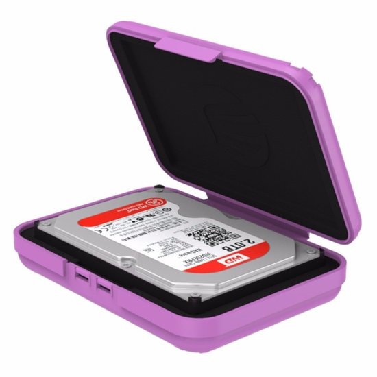 ORICO PHX-35 3,5 inch SATA HDD-behuizing Harde schijf Schijf Beschermhoes Box (paars)