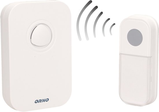 Orno FADO DC - Draadloze Deurbel - 100m - 36 Geluiden - IP44