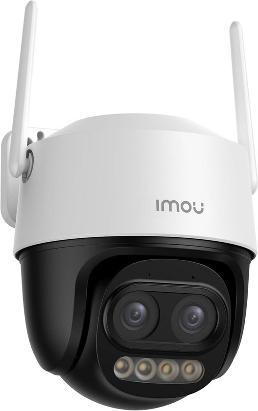 Outdoor Beveiligingscamera - IP Camera WiFi - Huis Beveiligen - 360 Graden Zicht - 5 MPx 3K - Wit