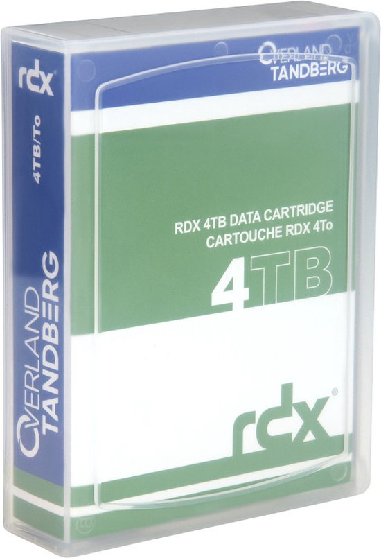 Overland-Tandberg 8824-RDX back-up-opslagmedium RDX-cartridge 4 TB van Merkloos