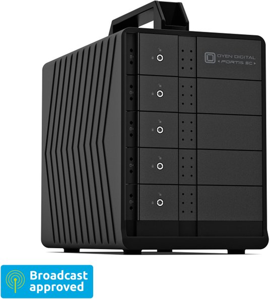 Oyen Digital Fortis 5C 5-Bay USB-C Drive Array - 150TB van Merkloos