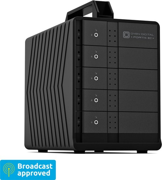 Oyen Digital Fortis 5C 5-Bay USB-C Drive Array - 80TB van Merkloos