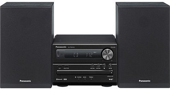 Panasonic SC-PM254EG-K Micro Stereo-Systeem 20W Zwart van Panasonic