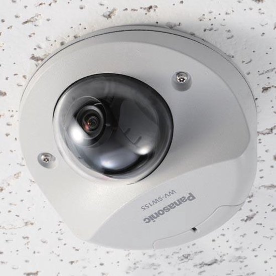 Panasonic WV-SW155 vandaal bestendige buiten dome camera luxe IP camera van Panasonic