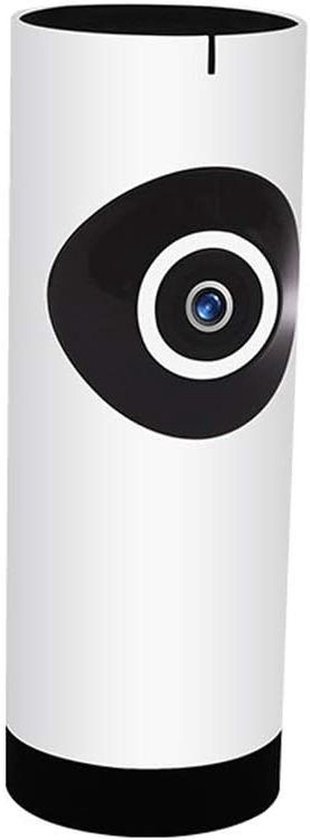 Panoramische Camera - Fisheye Wifi Camera - Thuis Monitoring - Bewegingsdetectie Alert - 720p HD - Wit