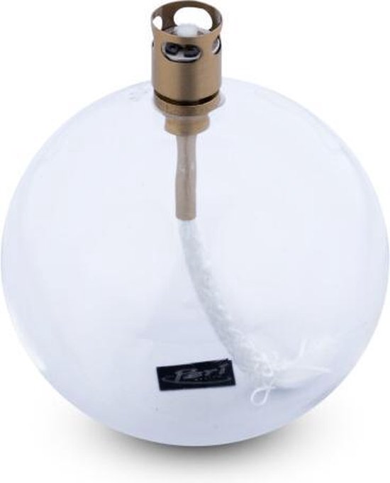 Peri Living - Olielamp bol - helder/messing - 9 cm van Peri Living