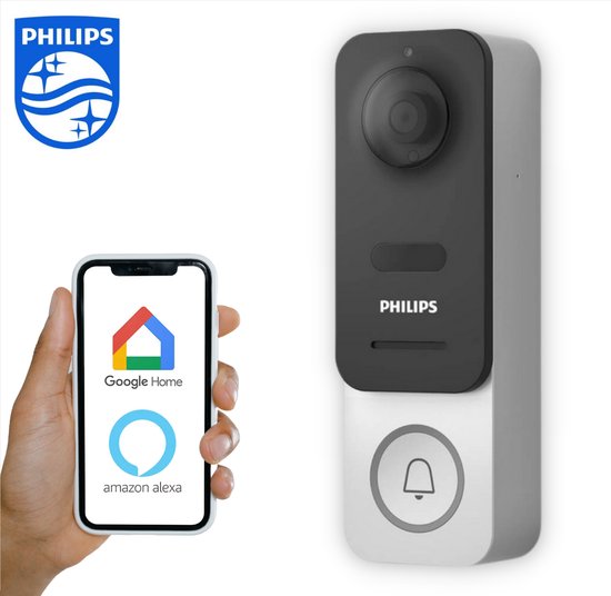 Philips 531034 Complete set voor Video-deurintercom WiFi Grijs-zwart van Merkloos